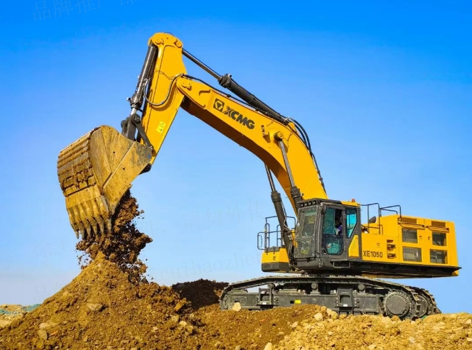 徐工矿用挖掘机XE1050——重载高效，百吨王者！
