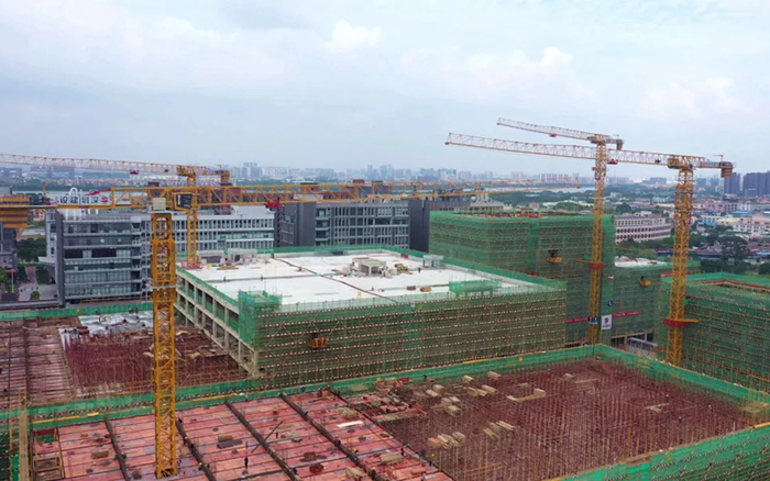 产业升级 | 徐工群塔助力佛山机器人智能产业园