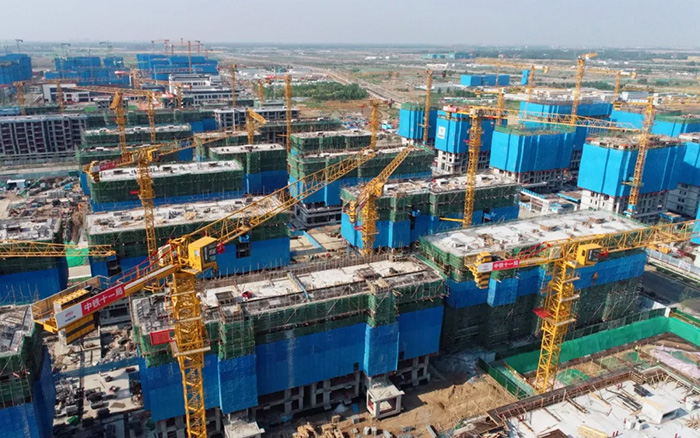 徐工塔机助力雄安新区市场化项目跑出加速度