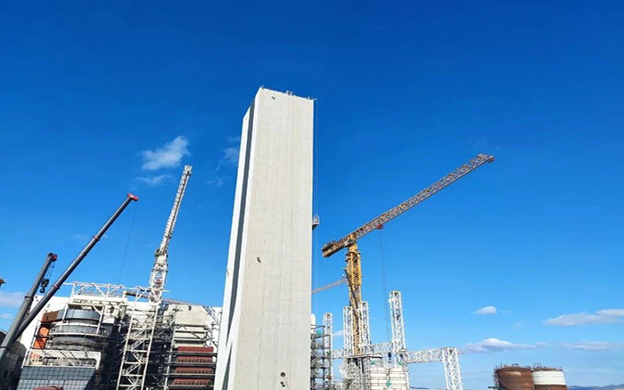 超大吨位！徐工塔机助力碳中和产业加速发展